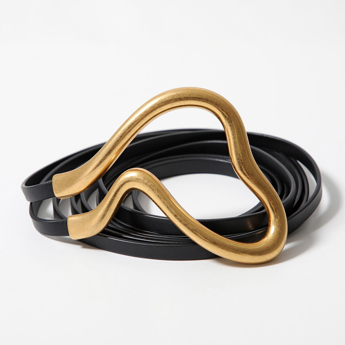 ボッテガヴェネタ BOTTEGA VENETA ベルト レザー ブラウン 袋付き BOTTEGA VENETA(ボッテガヴェネタ) カセットレザーベルトバッグ