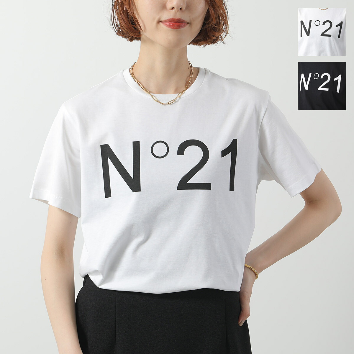 ヌメロヴェントゥーノ　半袖スウェット N°21 - ヌメロヴェントゥーノ N°21 トレーナー スウェット 半袖