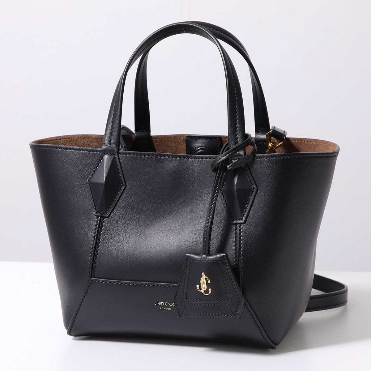 JIMMY CHOO 2way スパンコール ショルダー&クラッチバッグ 中古・古着通販】JIMMY CHOO (ジミーチュウ) スタースタッズ2WAY