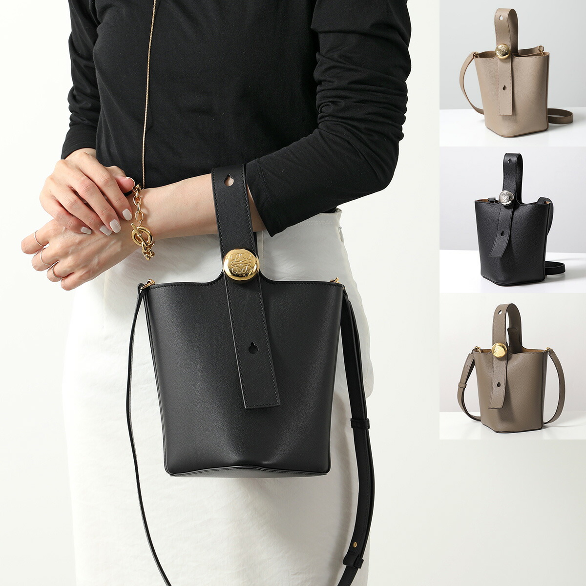 美品♡説明書付♡LOEWE ロエべ ロゴ レザー フラップ ショルダーバッグ ロエベ公式オンラインストア｜LOEWE