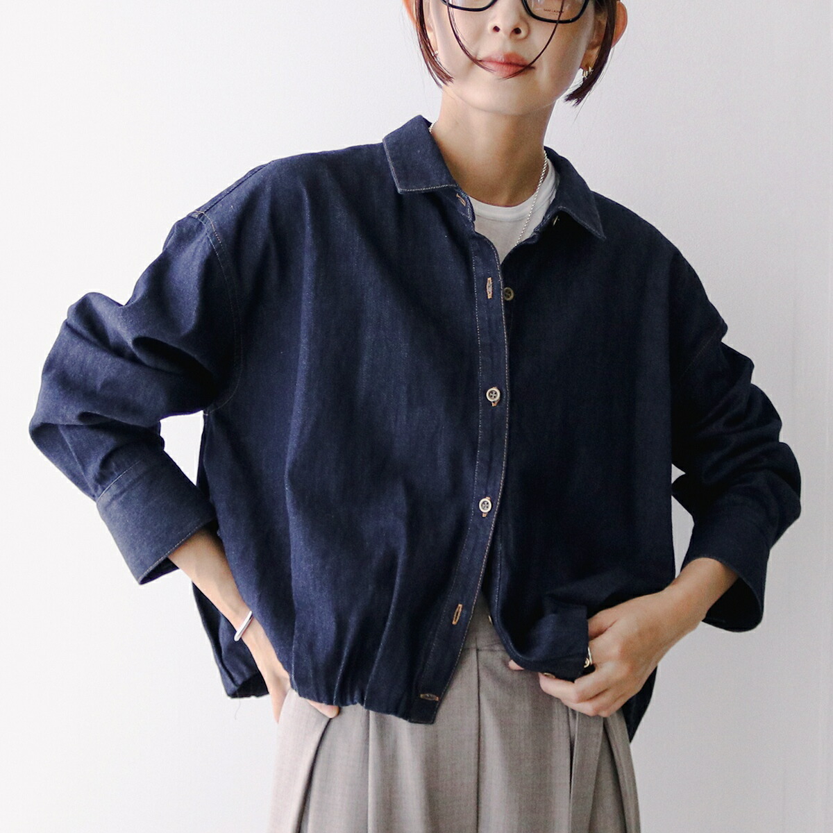 Acne studios デニムジャケット 短丈 インディゴ Acne Studios - Denim jacket - Indigo blue