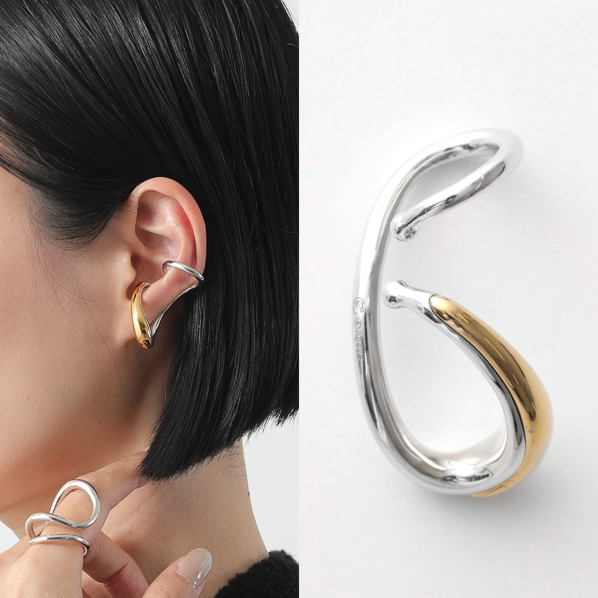 楽天市場】Lemaire ルメール イヤーカフ SMALL DROP EARCUFF