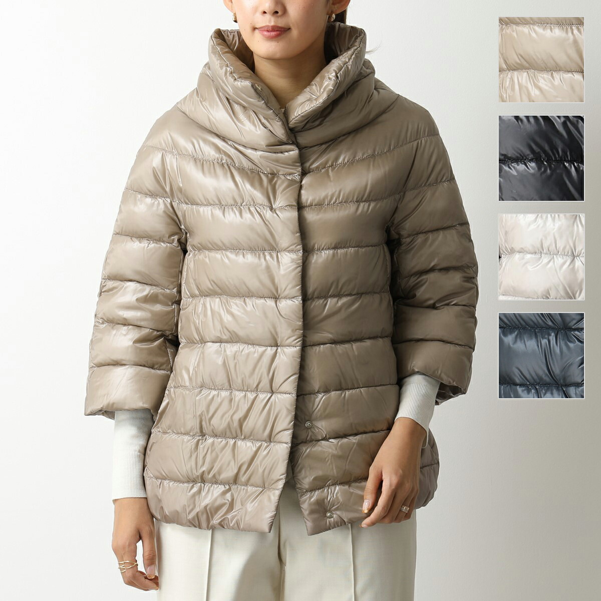 人気特価激安 Herno ヘルノ Pi0043dic 117 Iconico イコニコ カラー3色 Aminta アミンタ ハイネック 七分袖 ダウンジャケット ブルゾン レディース 楽天 Www Rvworkshop Com