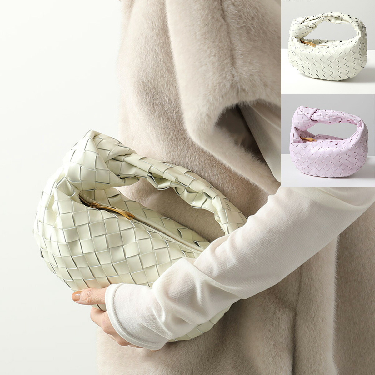 BOTTEGA VENETA ボッテガヴェネタ ハンドバッグ MINI JODIE ミニ ジョディ 651876 VCPP5 V1GG0 レディース イントレチャート レザー 鞄 カラー8色