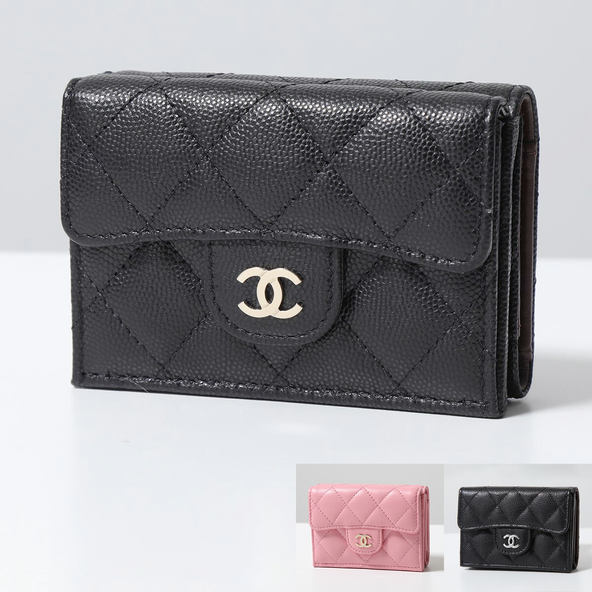 Chanel 名刺入れ ブラック キルティング CHANEL ブラック キルティング カードケース