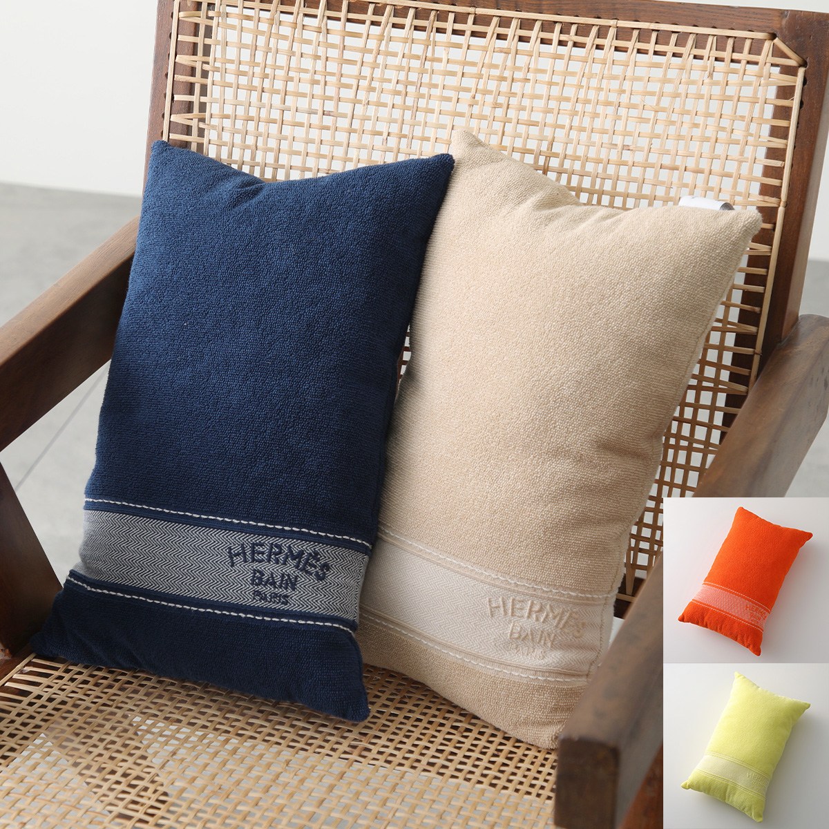 【極美品】エルメス ホース 馬 クッション カシミア×ウール インテリア HERMES エルメス クッション アヴァロン CUSHION AVALON PM 50