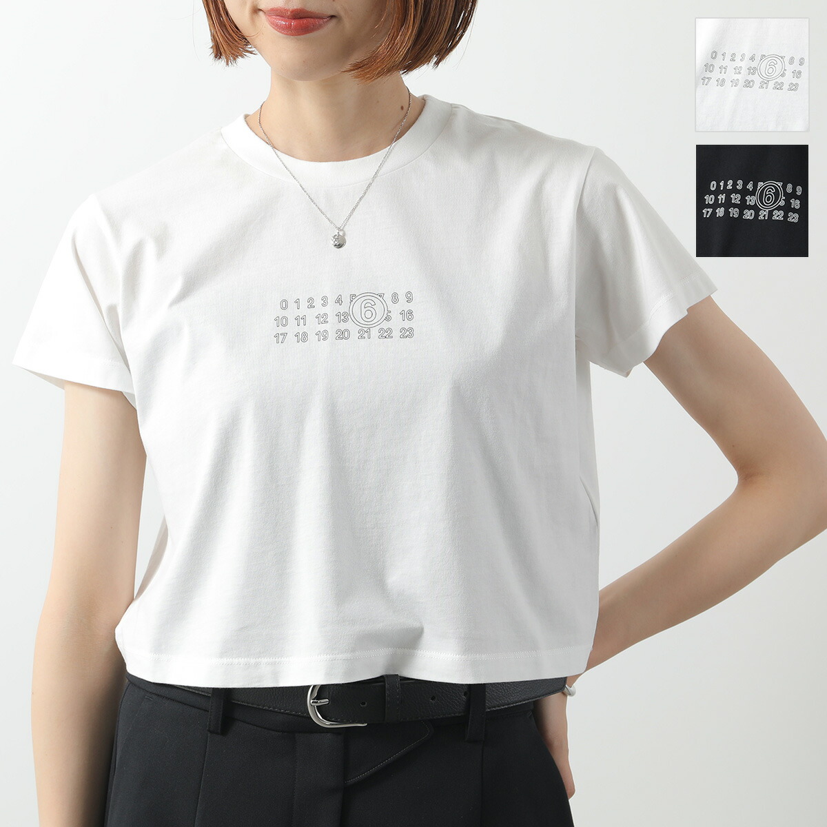『MM6』エムエムシックス クロップドTシャツ 楽天市場】【8/15～18限定・最大2万円OFFクーポン配布中】MM6