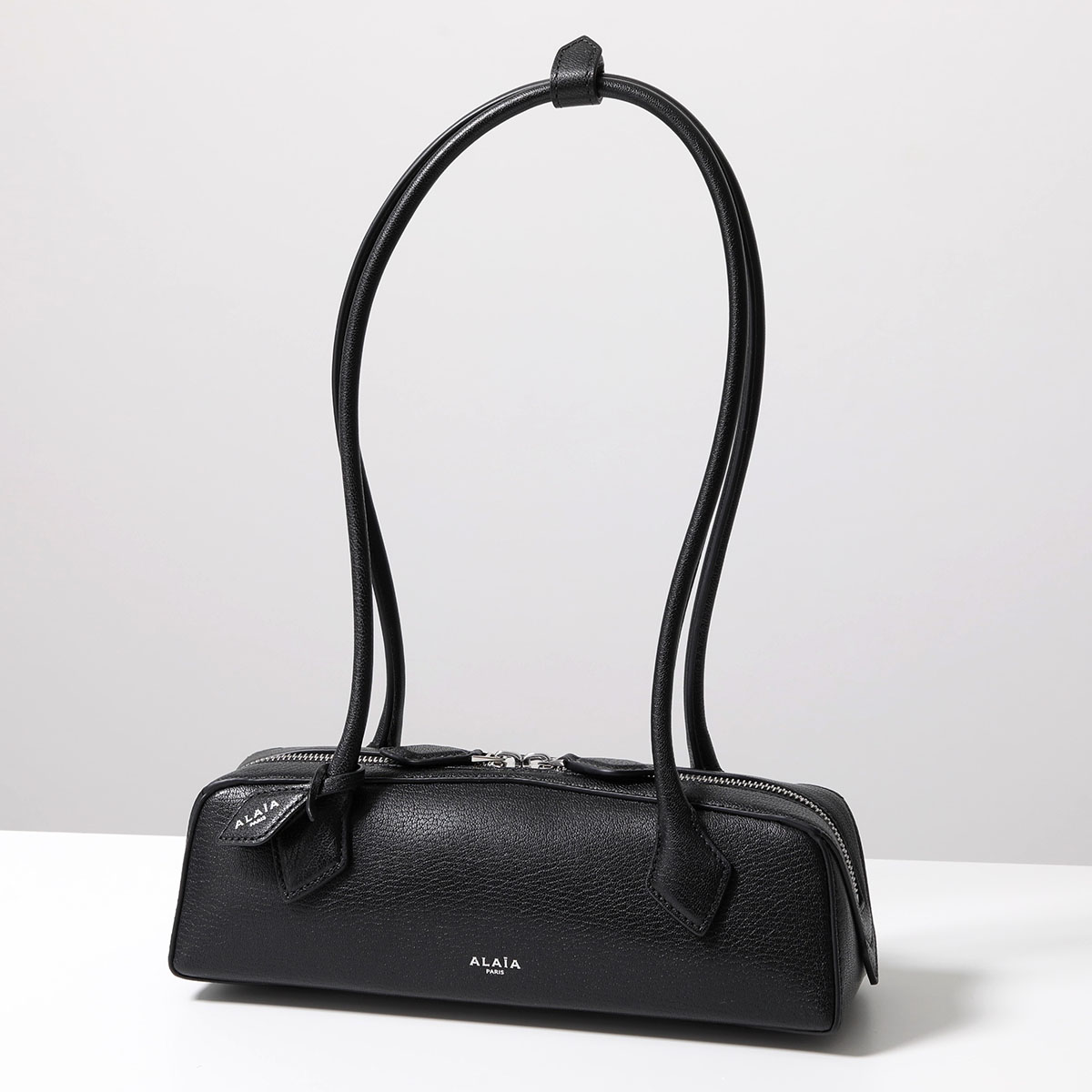 ALAIA ストラップミラー SchaferandweinerShops Japan - Black Shopper strap bag Alaïa