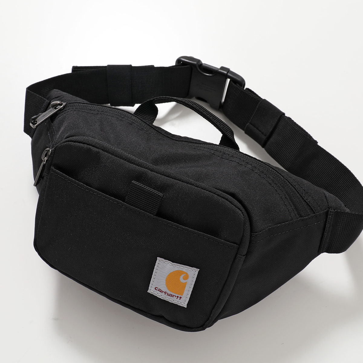 Carhartt カーハート ボディバッグ CLASSIC WAIST PACK B0000554 メンズ ベルトバッグ ウエストポーチ ポリエステル 撥水 軽量 ロゴ 鞄 001/BLK