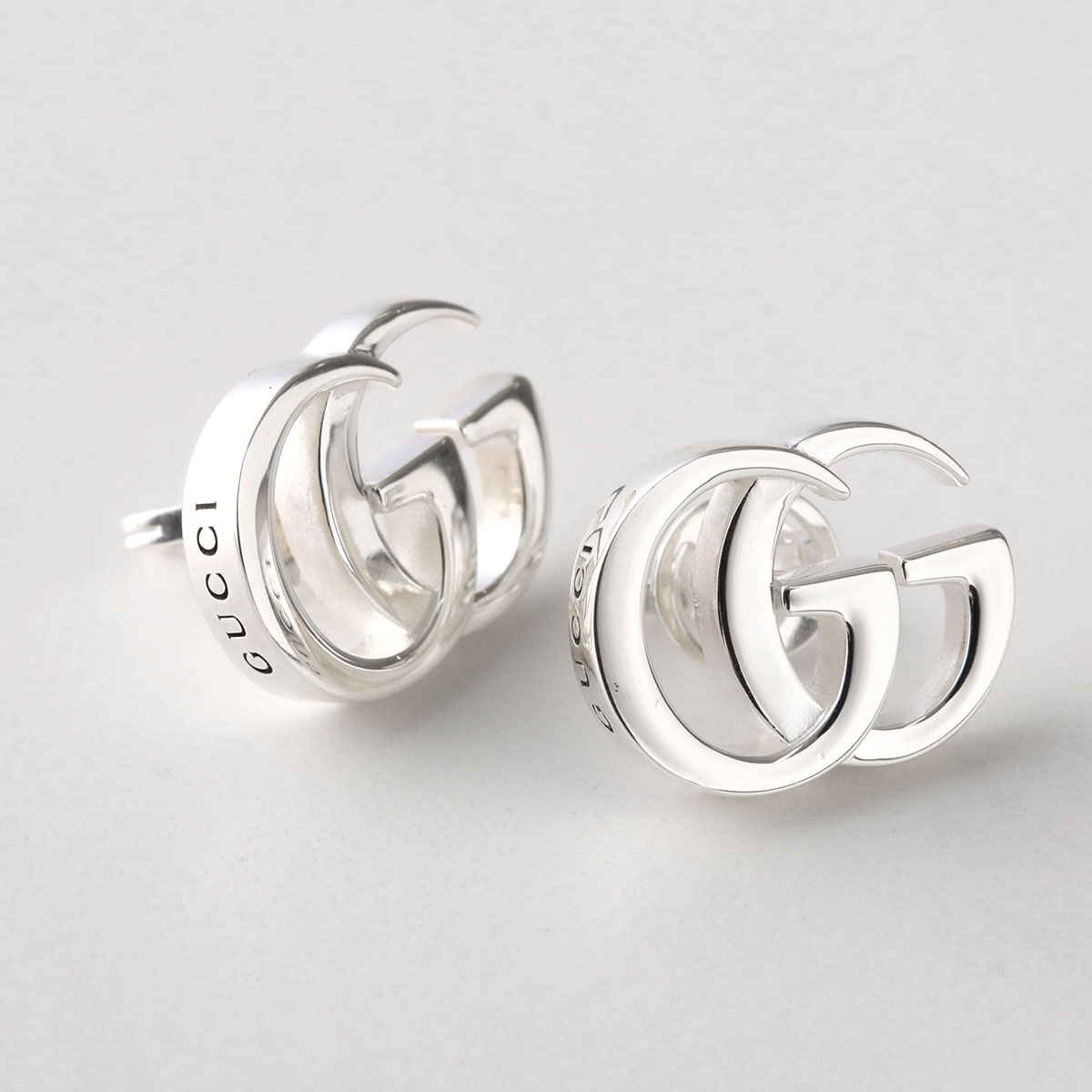 GUCCI グッチ ピアス GG MARMONT マーモント 814919 J8400 レディース メンズ ダブルG スターリングシルバー アクセサリー 8106/SILVER