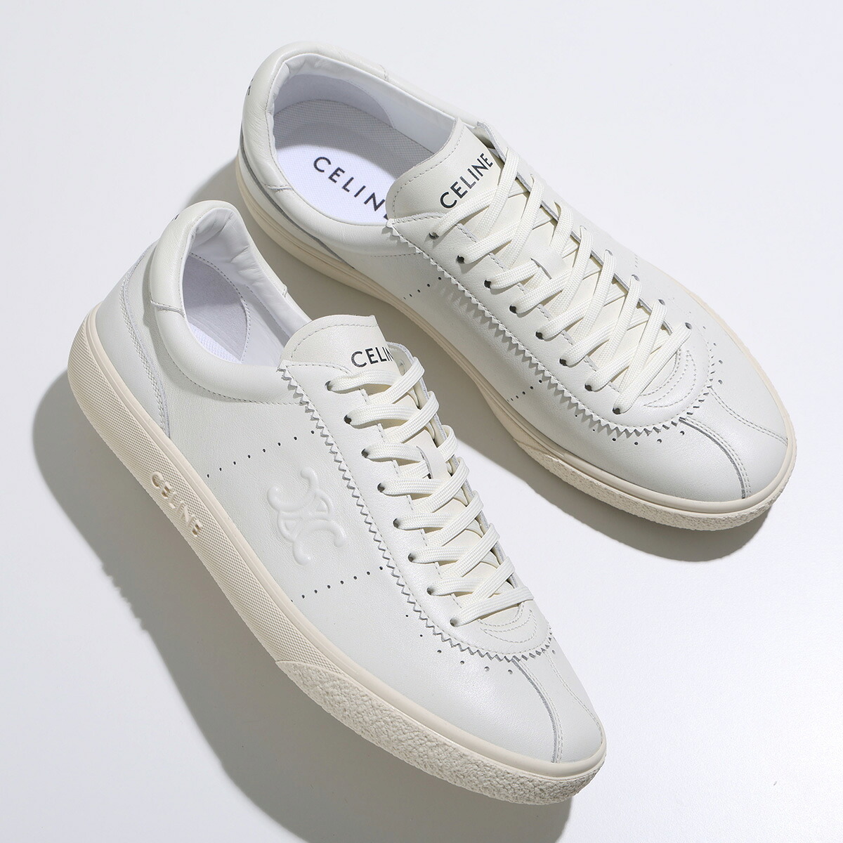 グレープちゃん 新品 未使用 セリーヌ 厚底 ブロック スニーカー CELINE】セリーヌ ブロックスニーカー ウェッジアウトソール (CELINE