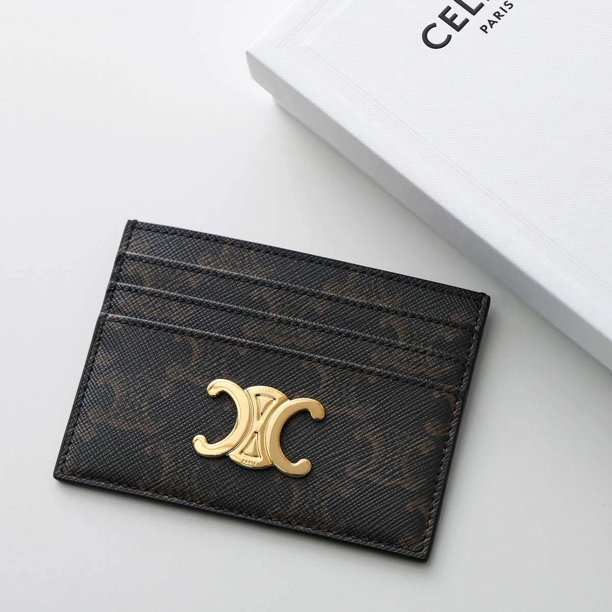 CELINE モノグラム カードケース 楽天市場】CELINE セリーヌ カードケース Triomphe トリオンフ