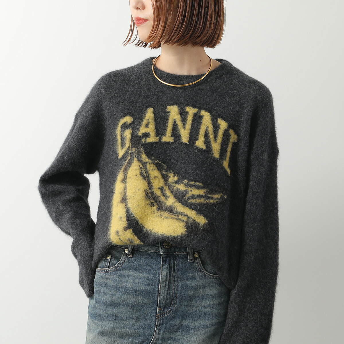 楽天市場】GANNI ガニー パーカー T3024 3529 レディース プル