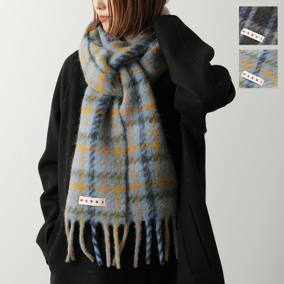 新品タグ付☆ジルサンダー　マフラー ロングストール ショール 長方形　美品 JIL SANDER SANDER+ ジルサンダー プラス マフラー Scarf
