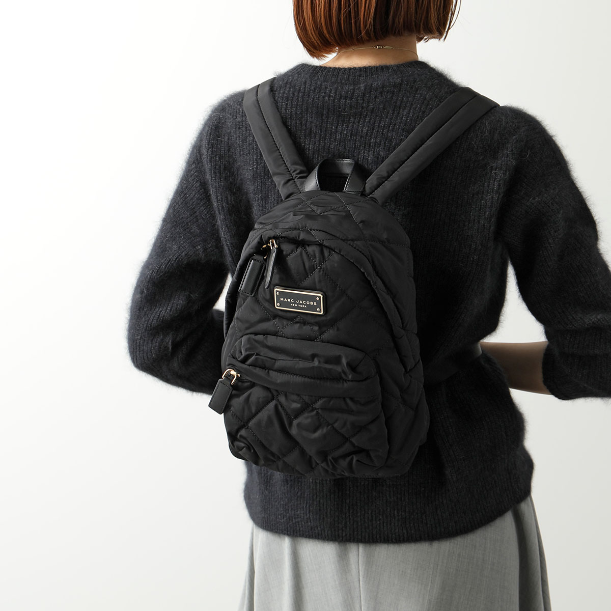 【美品】マークジェイコブス M0012702 バイカーミニ リュック ナイロン マークジェイコブス リュック・バックパック レディース MARC