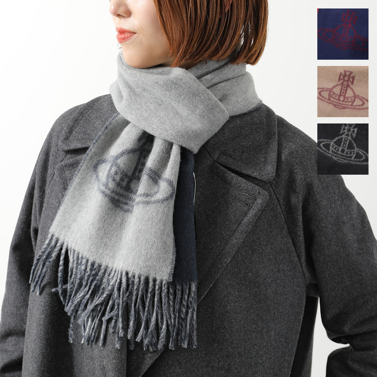 新品✨ヴィヴィアンウエストウッド　マフラー　マルチカラー　ウール 楽天市場】Vivienne Westwood ヴィヴィアンウエストウッド