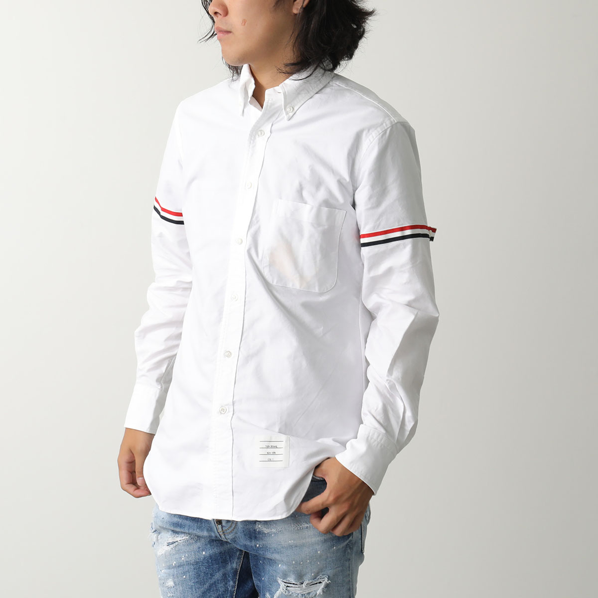 楽天市場】トムブラウン THOM BROWNE シャツ メンズ 長袖 レフト