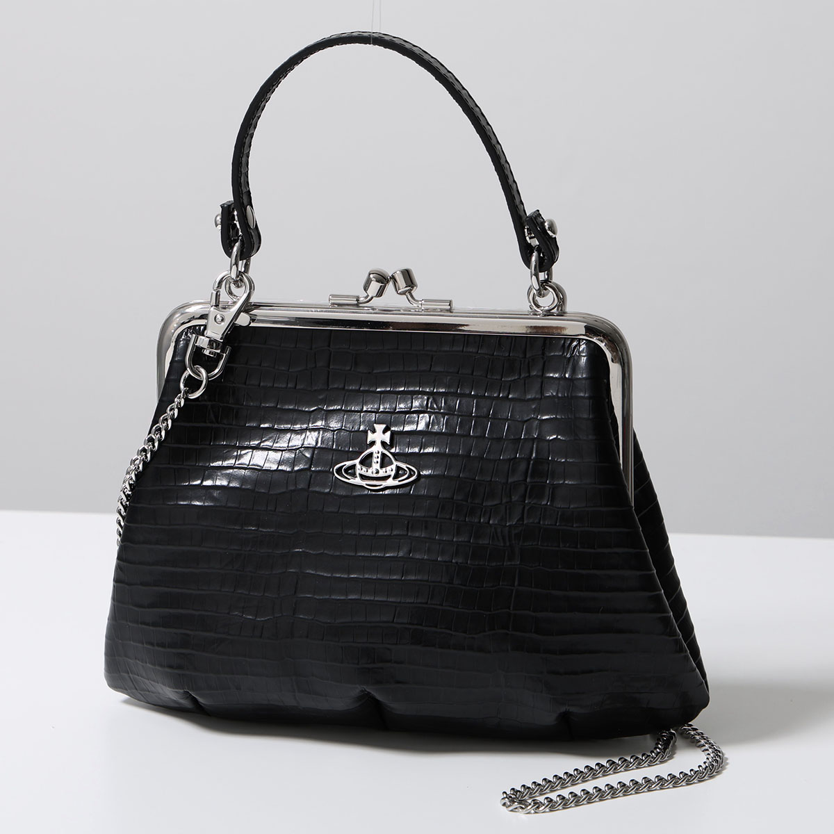 vivienne westwood水色 クロコダイルハンドバッグ Vivienne Westwood 並行輸入 ヴィヴィアン ウエストウッド