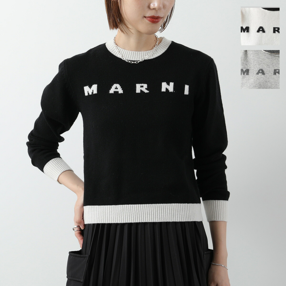 楽天市場】MARNI マルニ Color Block Sweater カラーブロック
