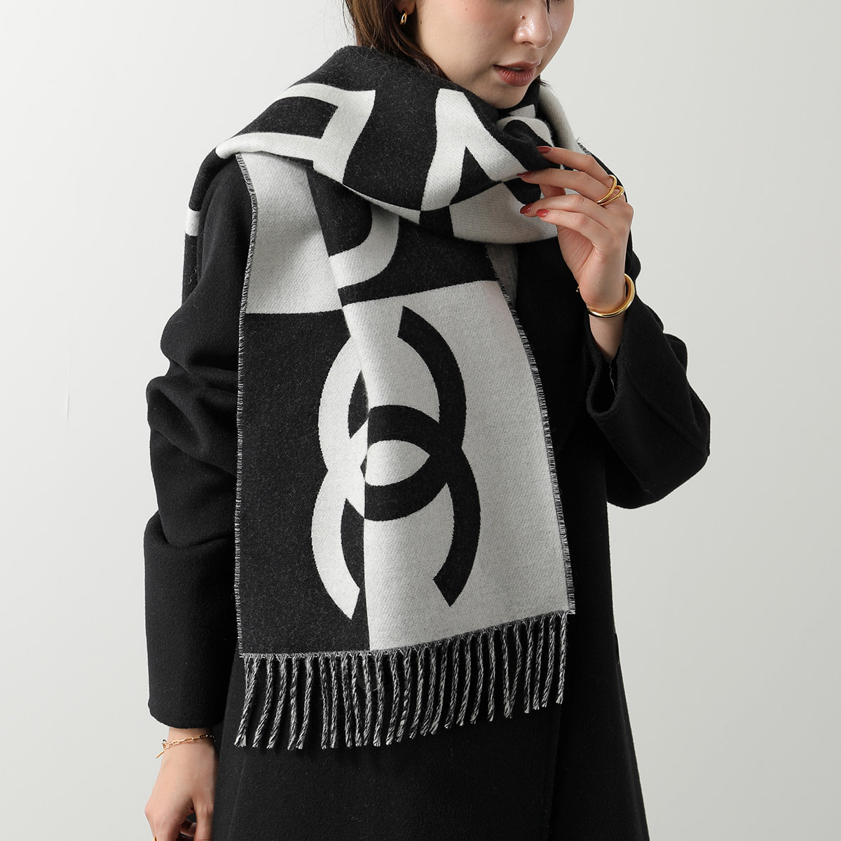 楽天市場】CHANEL シャネル マフラー AAA632 B18758 レディース
