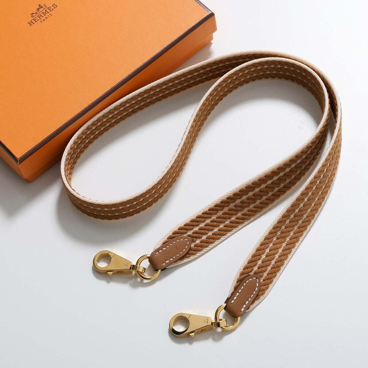 楽天市場】HERMES エルメス バッグストラップ Attache Soie Bag