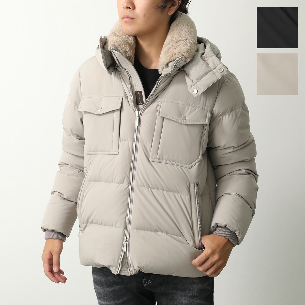 【ムーレー】MooRERアウター(ブルゾン)フード取外し可 【美品】フォロー割 楽天市場】【11/14-11/16限定・最大2万円OFFクーポン配布中】MOORER