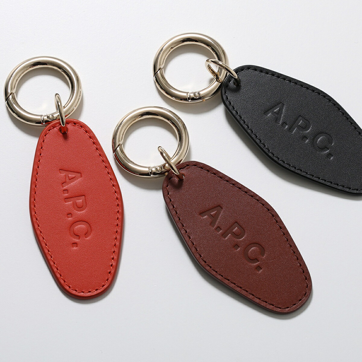 楽天市場】APC A.P.C. アーペーセー キーリング porte clefs treck