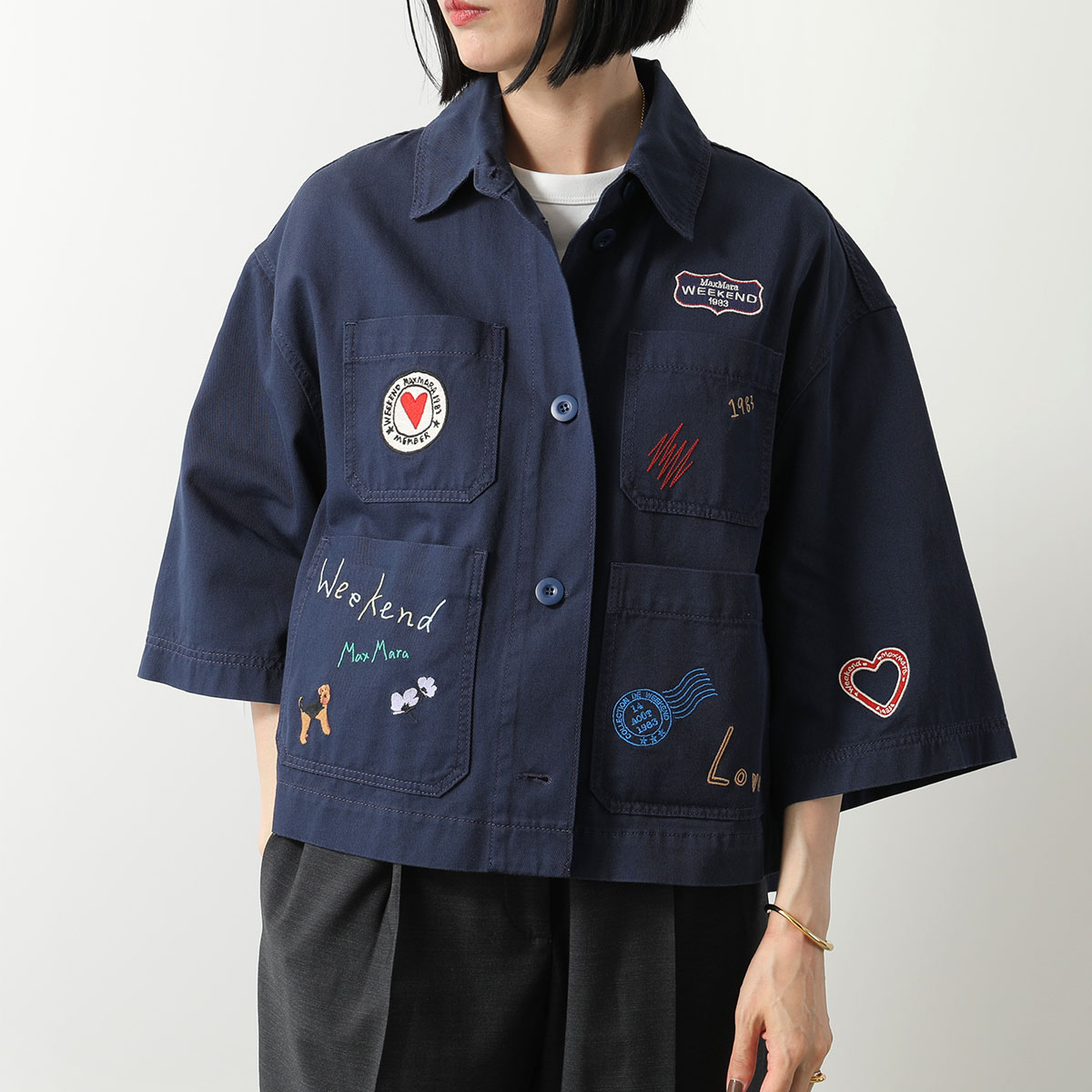 マックスマーラ WEEKEND Max Mara 長袖シャツ ブラウス MAXMARA WEEKEND LINE MAX MARA ウィークエンド マックスマーラ
