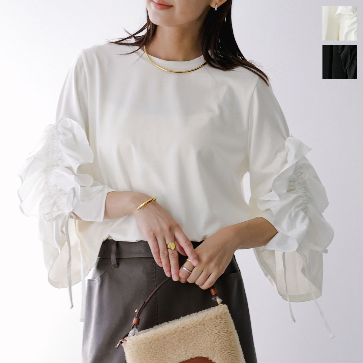 【新品未使用】CHIGNONシニヨン　シアードルマンジャケット（オフホワイト） CHIGNON シニヨン シアードルマンジャケット オフホワイト【新品