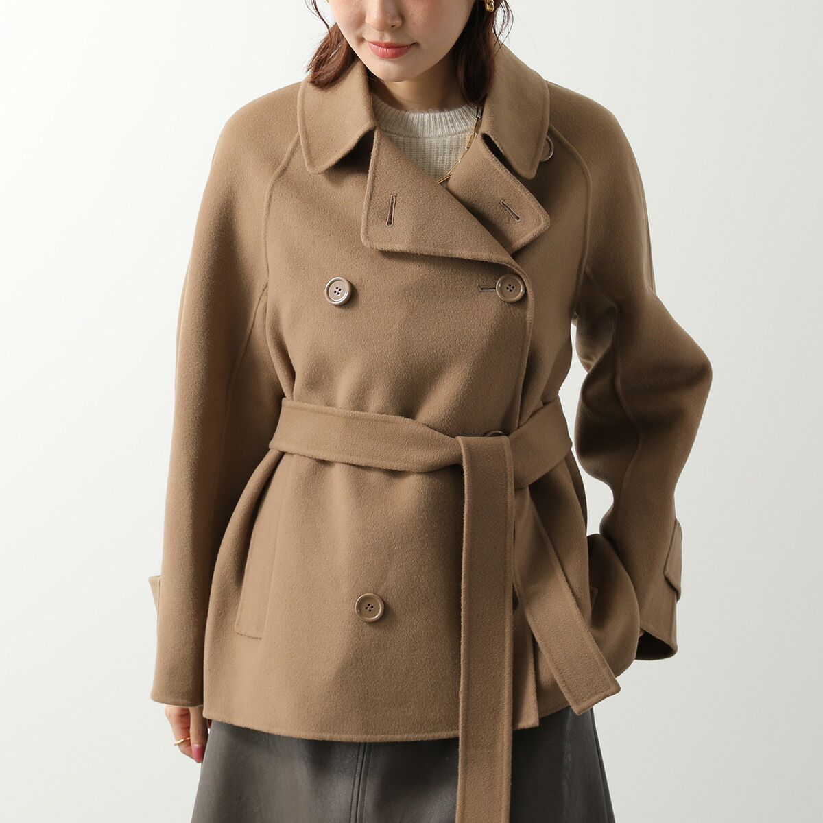 MaxMara studio ブラック チェスターコート コート - 送料無料｜マックスマーラ公式サイト