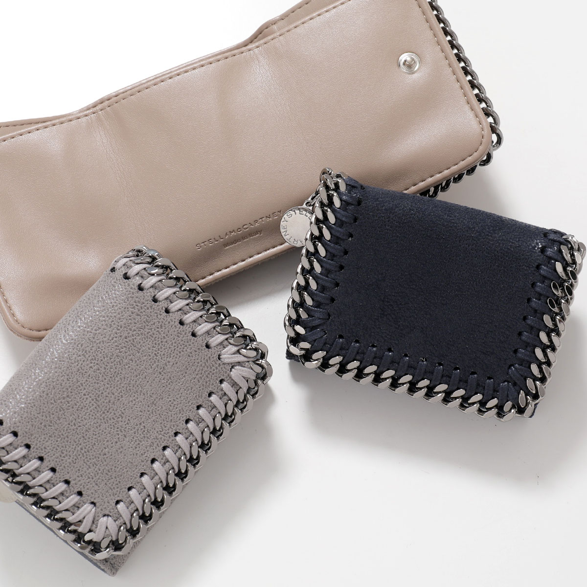 ステラマッカートニー 三つ折り財布　ミニ財布 グレー ファラベラ Stella McCartney ステラマッカートニー STELLA McCARTNEY 財布
