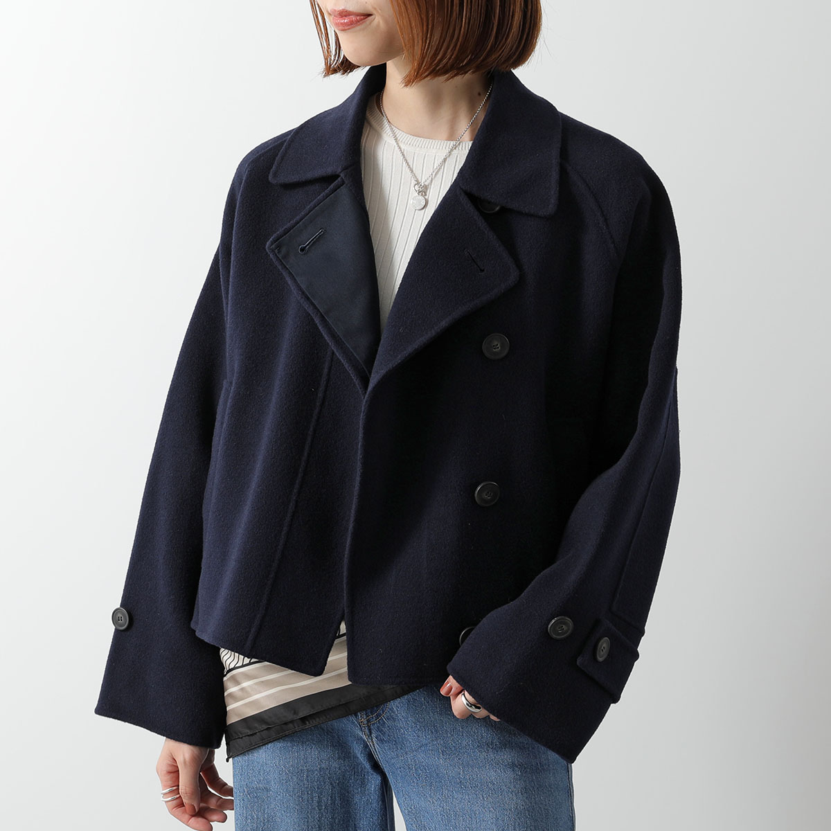 【美品】MAX Mara マックスマーラ ショートコート ジャケット ダブル Max Mara マックスマーラ ショートコート OLGA レディース