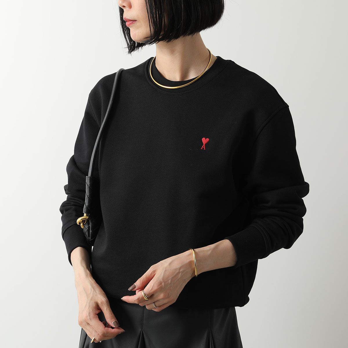 美品*アミパリス 薄手スウェット ロンT 長袖 ロゴ 刺繍 ユニセックス AMI Alexandre Mattiussi ami paris アミパリス Tシャツ
