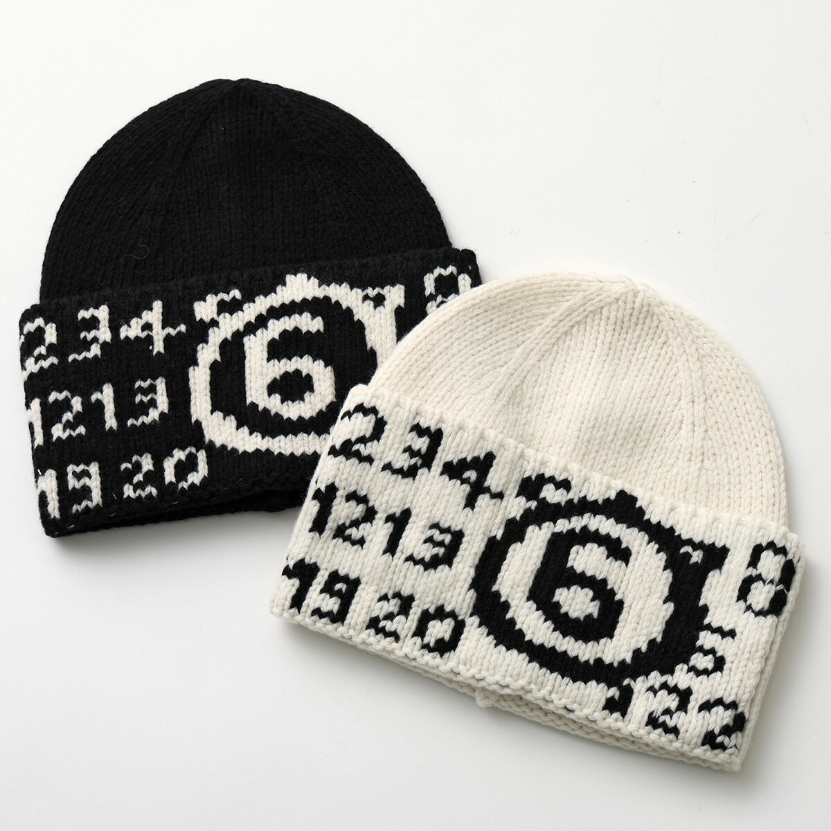 MM6 Maison Margiela 6 ロゴマーク　刺繍　ニット帽　ビーニー 楽天市場】【9/30～10/1限定・最大2万円OFFクーポン配布中】MM6