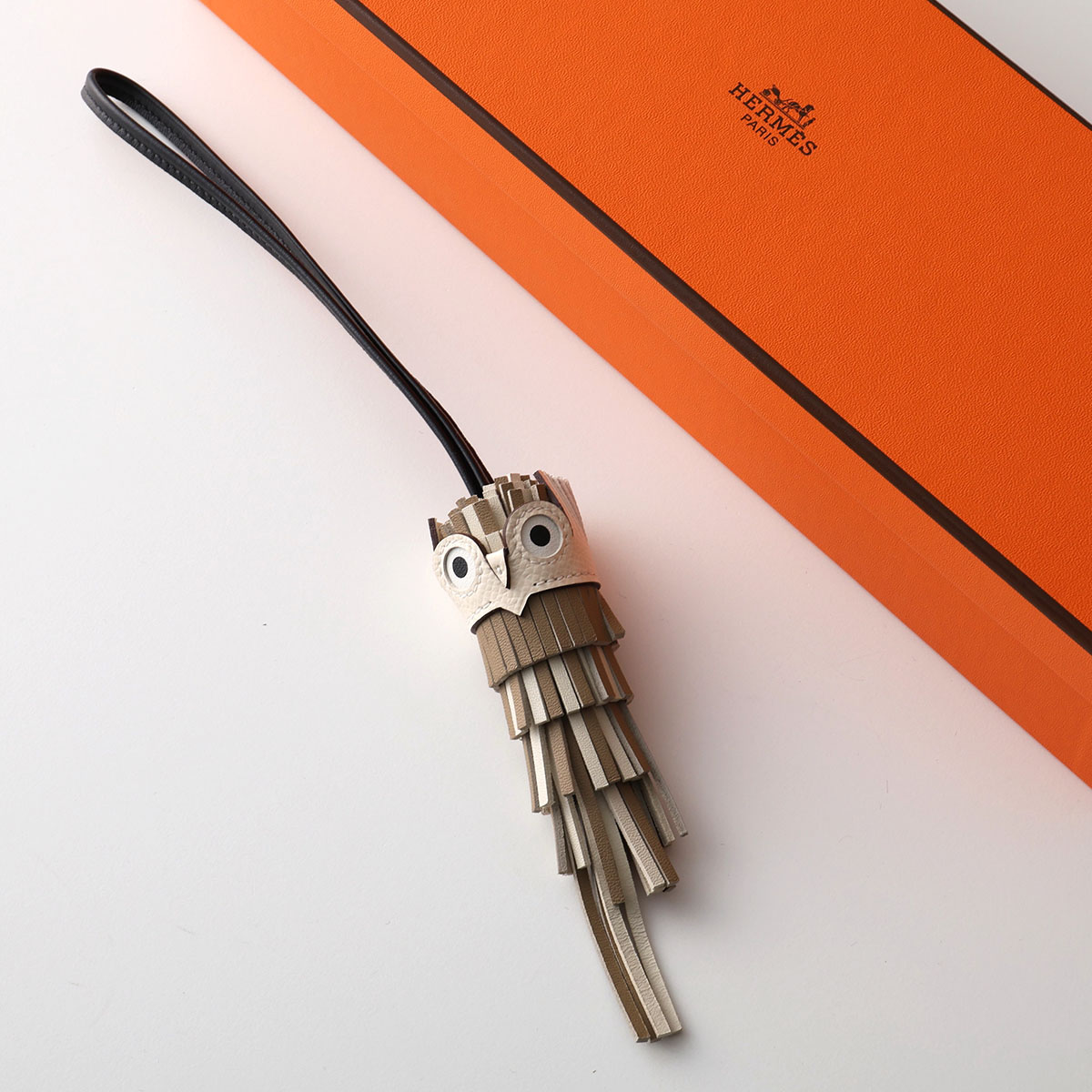 【新品】HERMES　チャーム　シュエット 楽天市場】エルメス シュエット チャーム クロ×グリミスティ