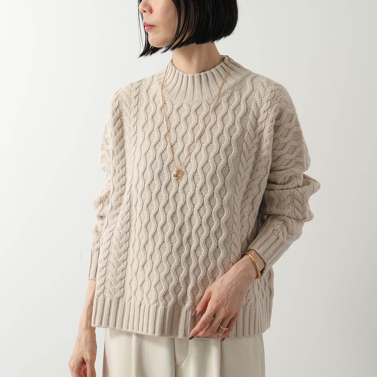 マックスマーラウィークエンド＊高密度ウール たっぷりゆるいペンギン柄ニット＊ マックスマーラウィークエンド＊高密度ウール たっぷりゆるい