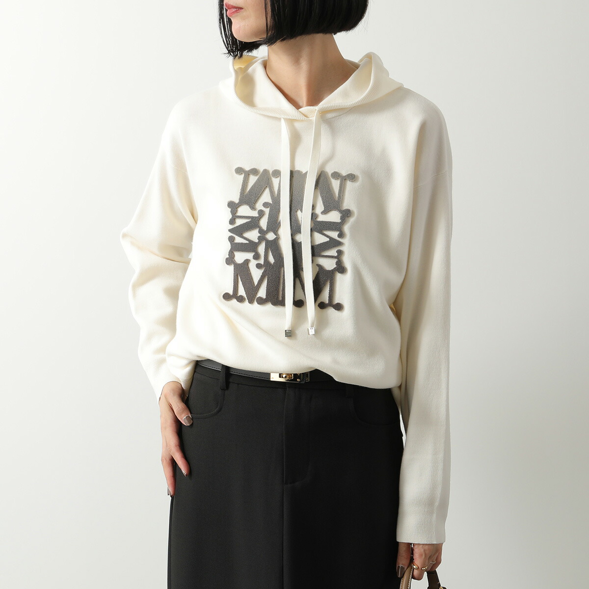 マックスマーラ　ADITO プルオーバー　ロゴパーカー　S コットン　フード マックスマーラ ADITO プルオーバー ロゴパーカー S コットン フード