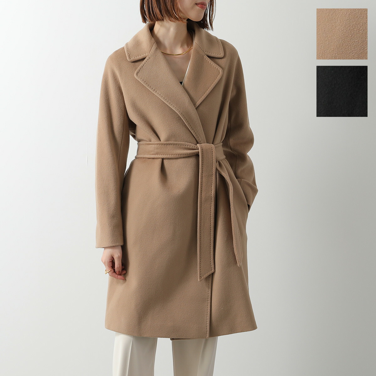 MaxMara マックスマーラ　レア　ベルテッドコート　40 ロングコート 楽天市場】MAX MARA Studio マックスマーラ ステュディオ