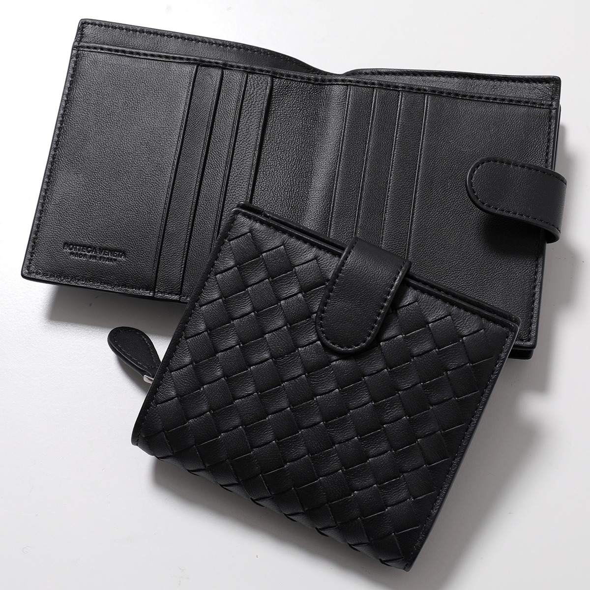 ★のん品 ボッテガヴェネタ　編み込み　長財布 折り財布 ２つ折り Amazon | [ボッテガヴェネタ] 財布 二つ折り カセット イントレ