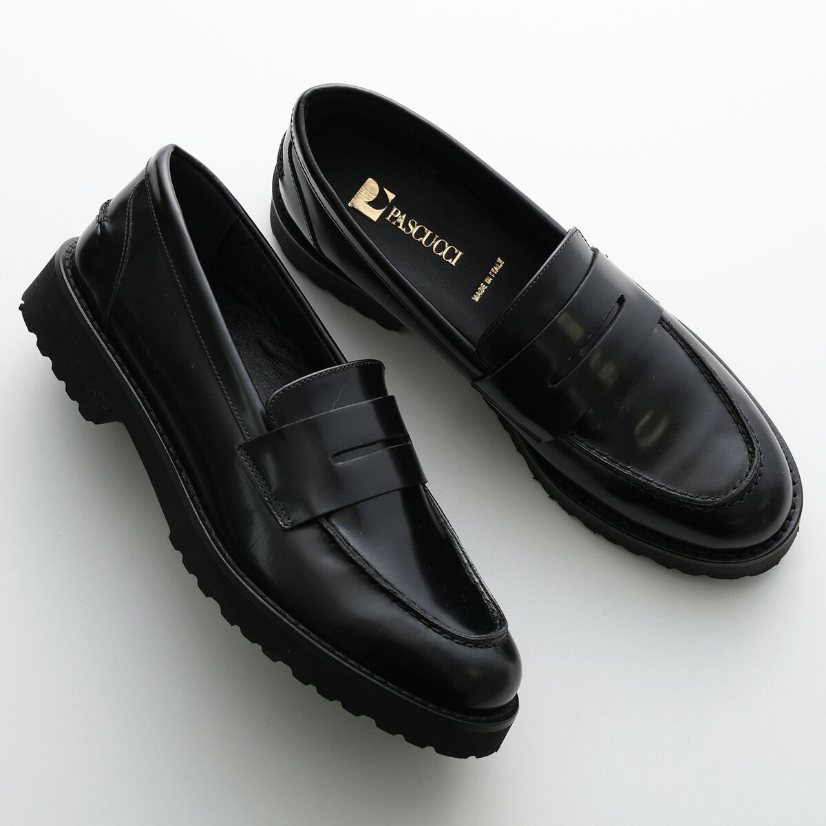 新品未使用 PASCUCCIパスクッチ　レザービットローファー PASCUCCI パスクッチ ローファー 3238 レディース ビット