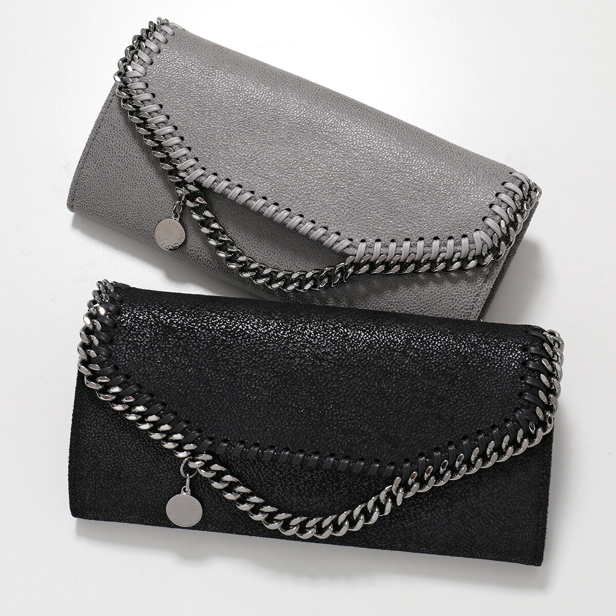 ステラマッカートニー STELLA McCARTNEY 二つ折り長財布 ファラベラ 二つ折り 長財布 黒 ブラック（2023/12/20買取