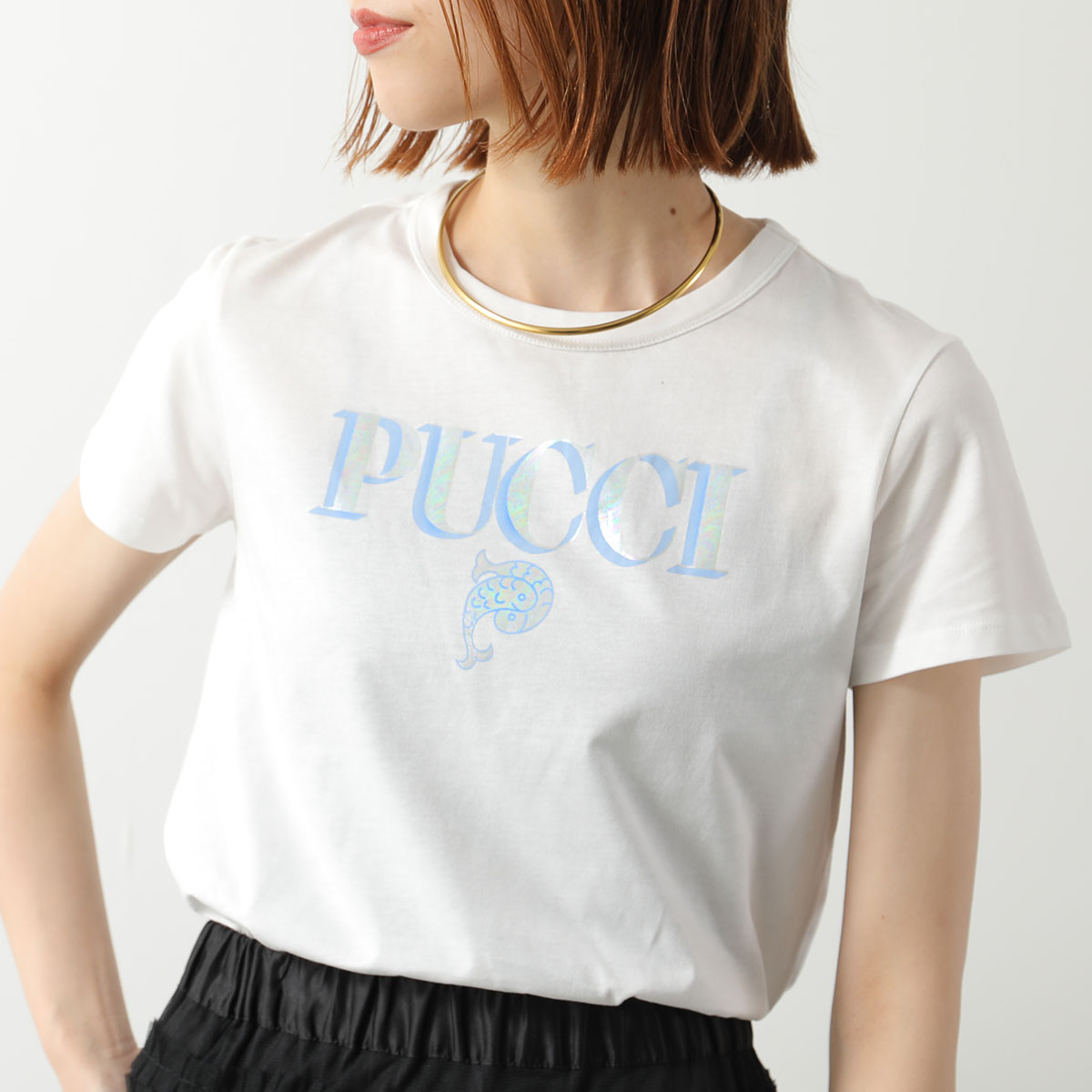 EMILIO PUCCI エミリオプッチ　フリル袖 Tシャツ　　M 楽天市場】エミリオ プッチ Emilio Pucci レディース トップス