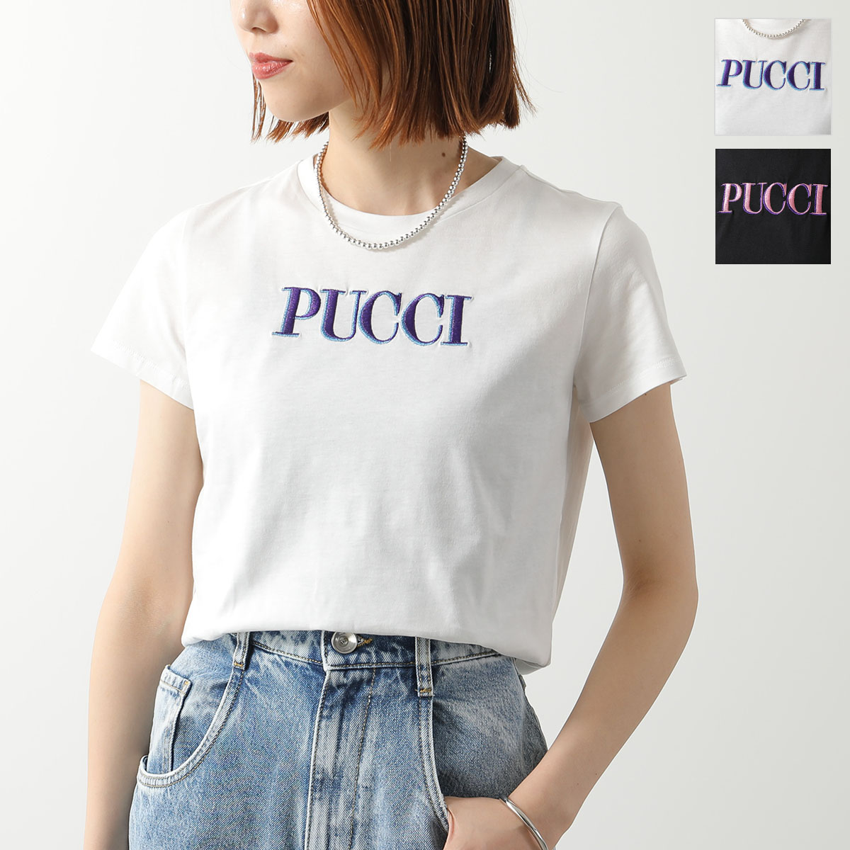 【新品未使用】　EMILIO PUCCI 個性的、グラフィック Tシャツ　L 楽天市場】EMILIO PUCCI（Tシャツ・カットソー｜トップス
