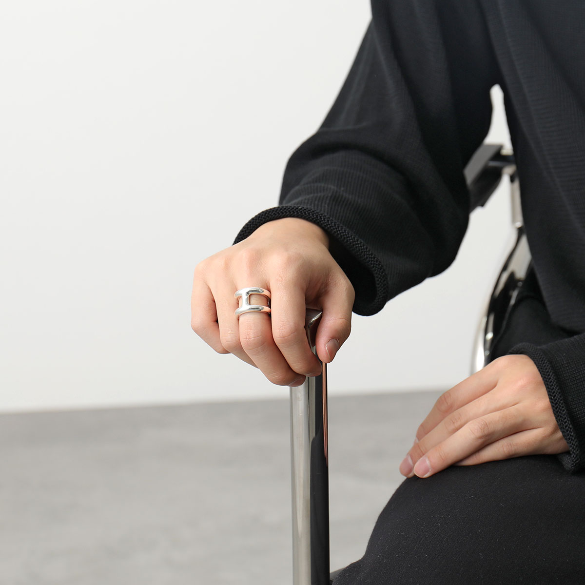 HERMES エルメス リング オスモズ Bague Osmos GM H102536B