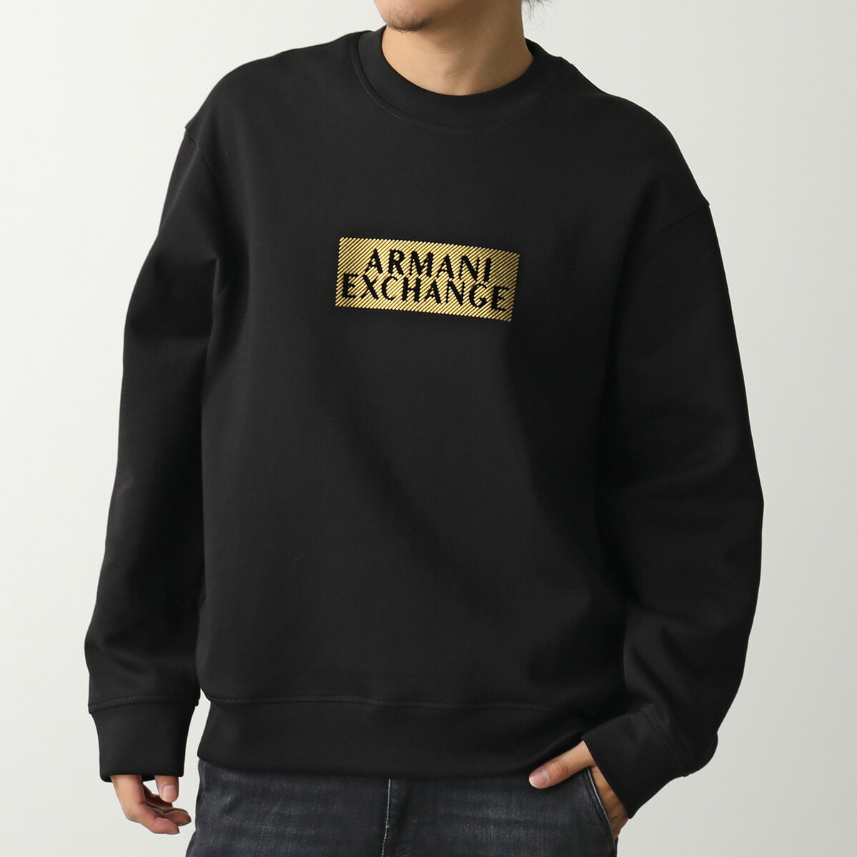 【美品】【激レア】EMPORIO ARMANI クルーネックトレーナー　6万超 美品】【激レア】EMPORIO ARMANI クルーネックトレーナー6万超