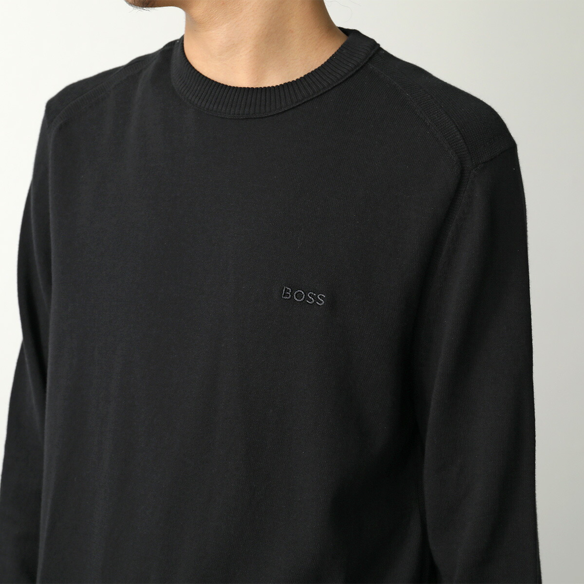 超美品 HUGO BOSS ドライバーズ ニット L ヴァージンウール 古着 ヒューゴボス HUGO BOSS ドライバーズニットセーター メンズXXL