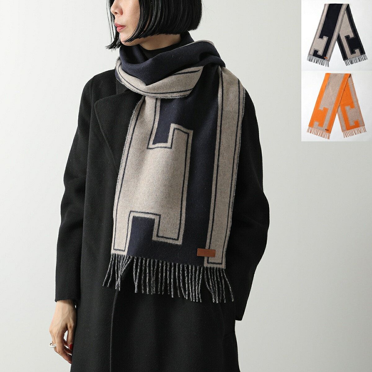 エルメス幾何学模様 大判ストールネイビー レッド グレー エルメス幾何学模様 大判ストールネイビー レッド グレー