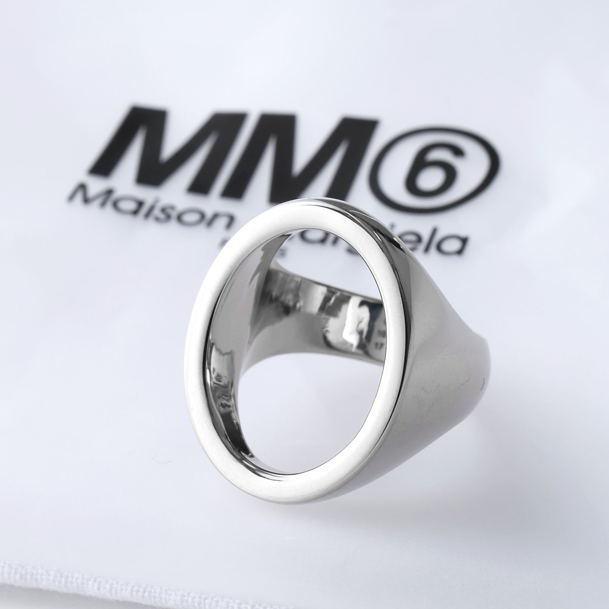 ヒ*ロ様 MM6 メゾンマルジェラ ナンバリングロゴリング MM6 エムエムシックス メゾンマルジェラ リング Numeric Minimal