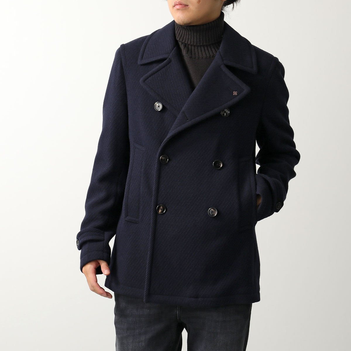 タリアトーレ CSBLM0W カシミヤ混 ダブルブレストコート