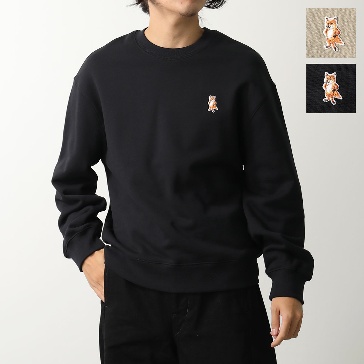 楽天市場】MAISON KITSUNE メゾンキツネ トレーナー SPEEDY FOX PATCH